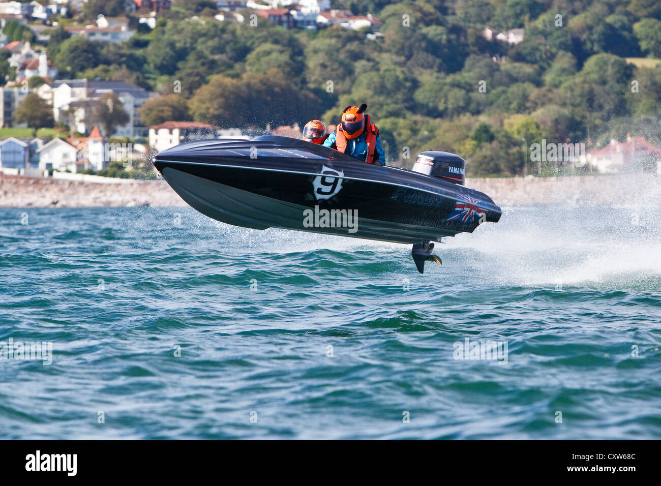 OCR Class Powerboat Racing at Torquay England, UK Stock Photo