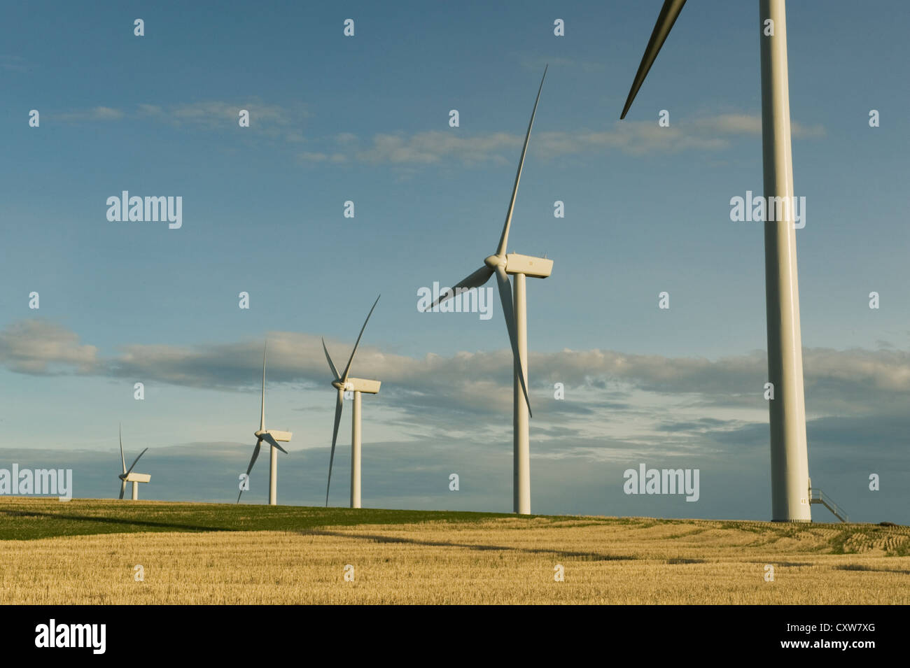 Power green windy windmill pomeroy hires stock photography and images