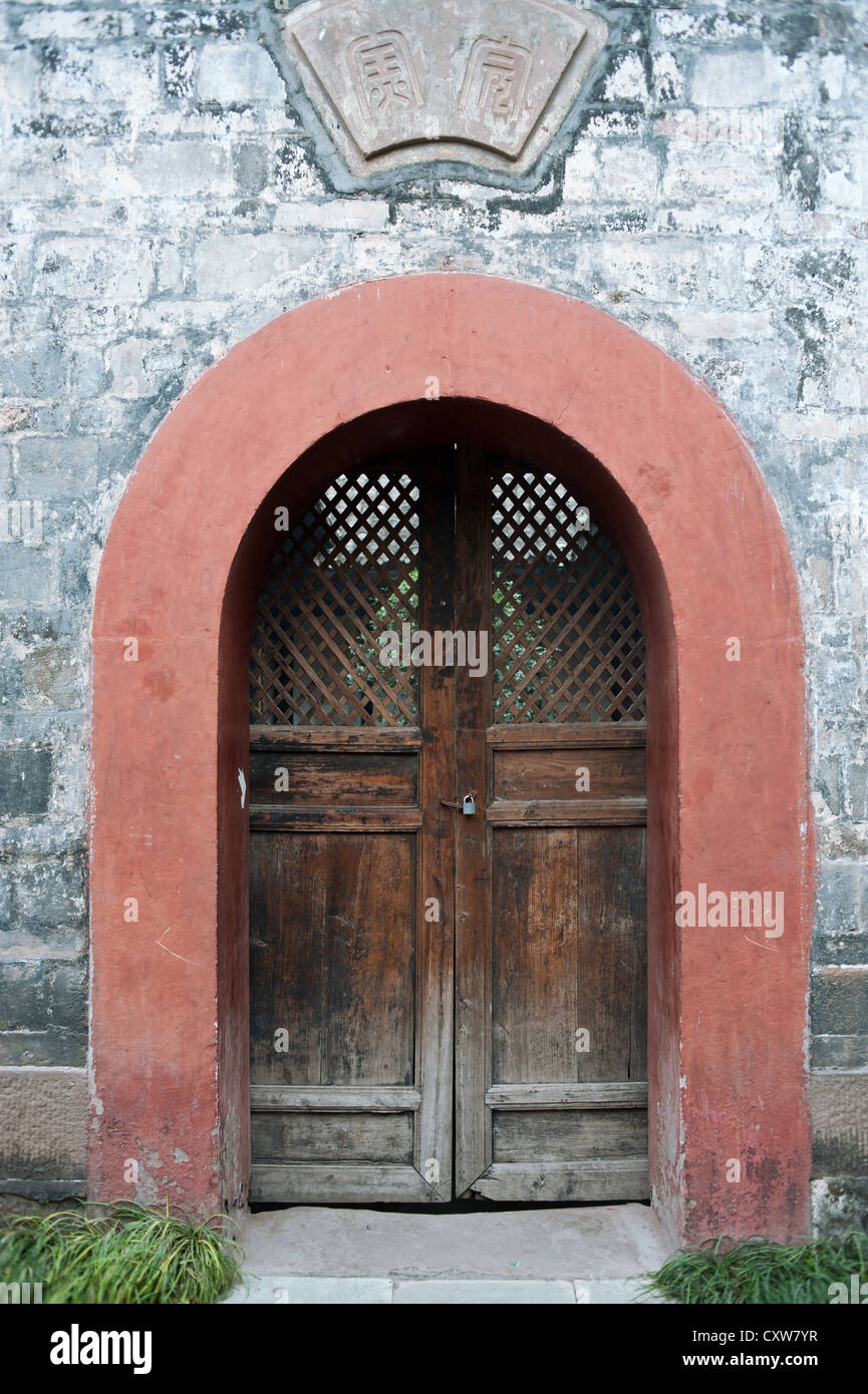 ancient architecture, door, China Stock Photo
