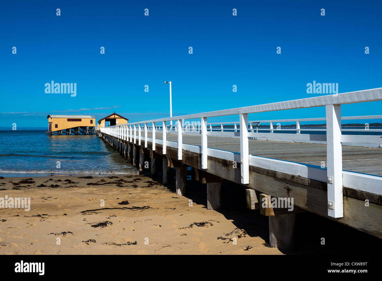 Pier at Queenscliff Victoria Australia is a popular holiday spot Stock Photo Alamy Pier at Queenscliff Victoria Australia is a popular holiday spot Stock Photo Alamy