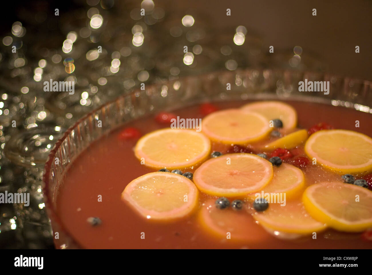 A punch bowl Stock Photo