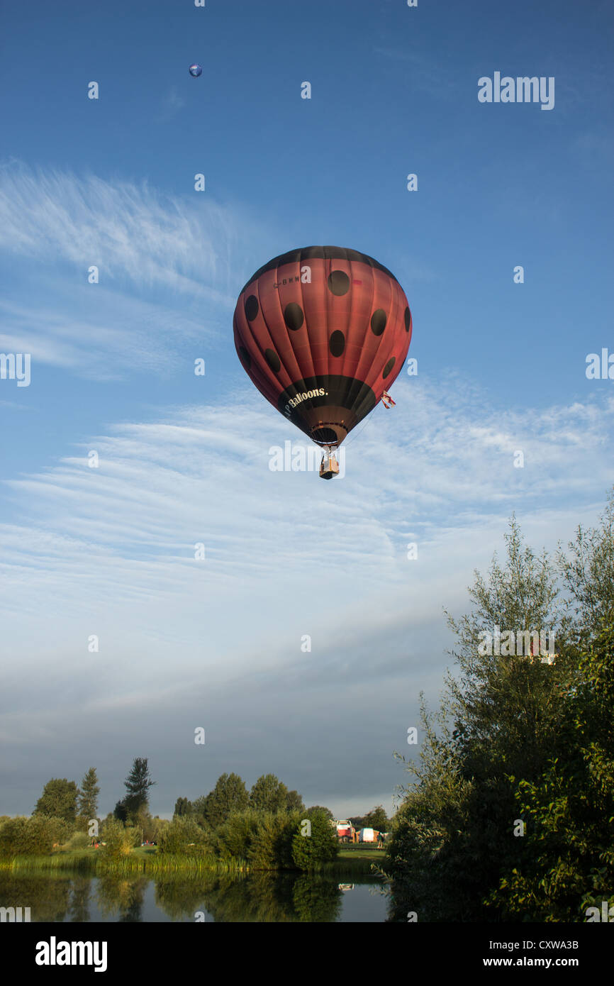 Hot air balloons at Northampton balloon festival 2012 Stock Photo Alamy