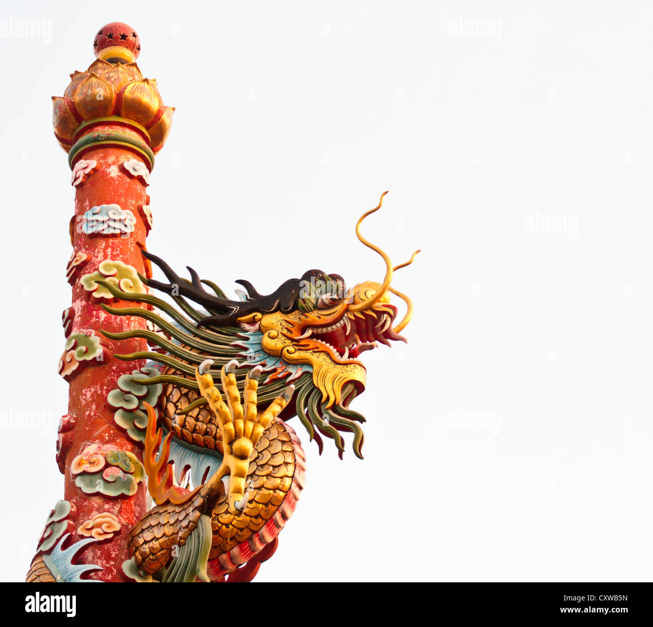 A Chinese style dragon statue Stock Photo Alamy