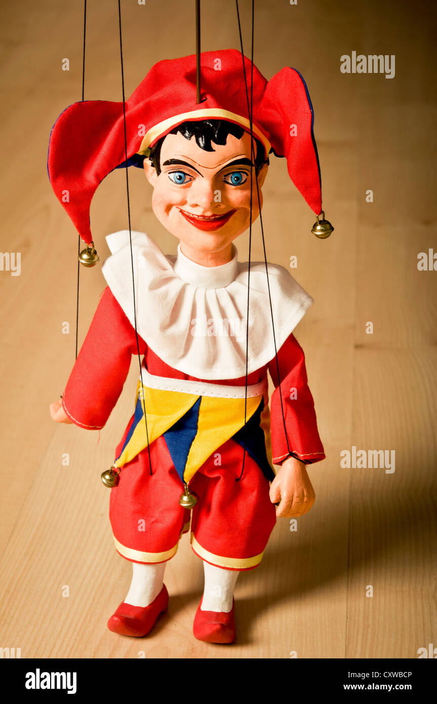 marionette of a Jester Stock Photo - Alamy