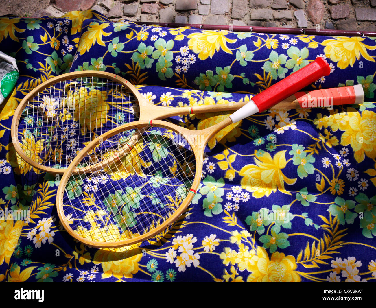 Vintage badminton racket hires stock photography and images Alamy