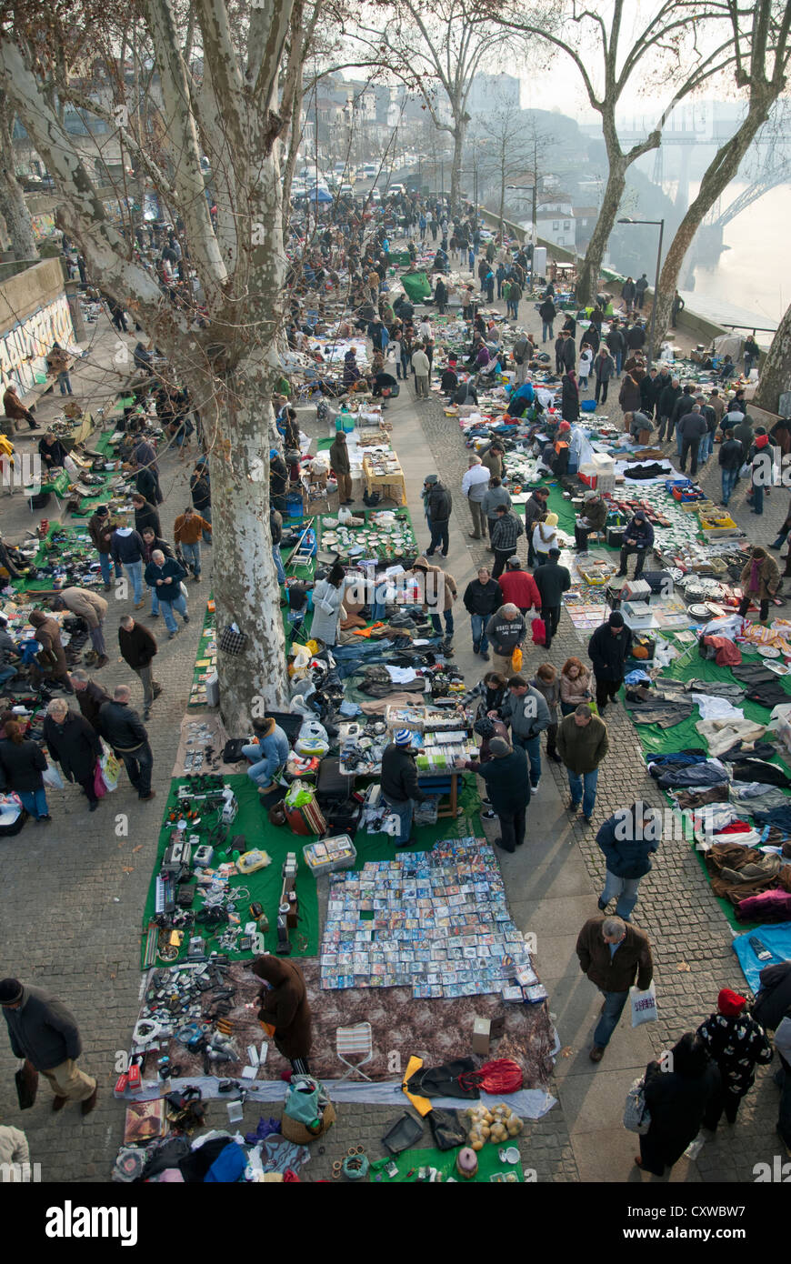 Flea market in Porto Portugal Stock Photo: 50959923 - Alamy