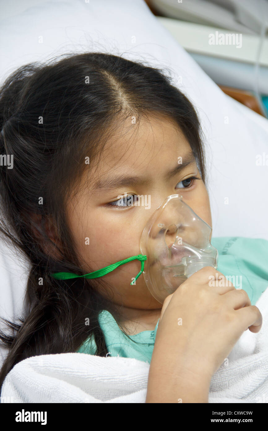 Children using the nasal spray Stock Photo Alamy