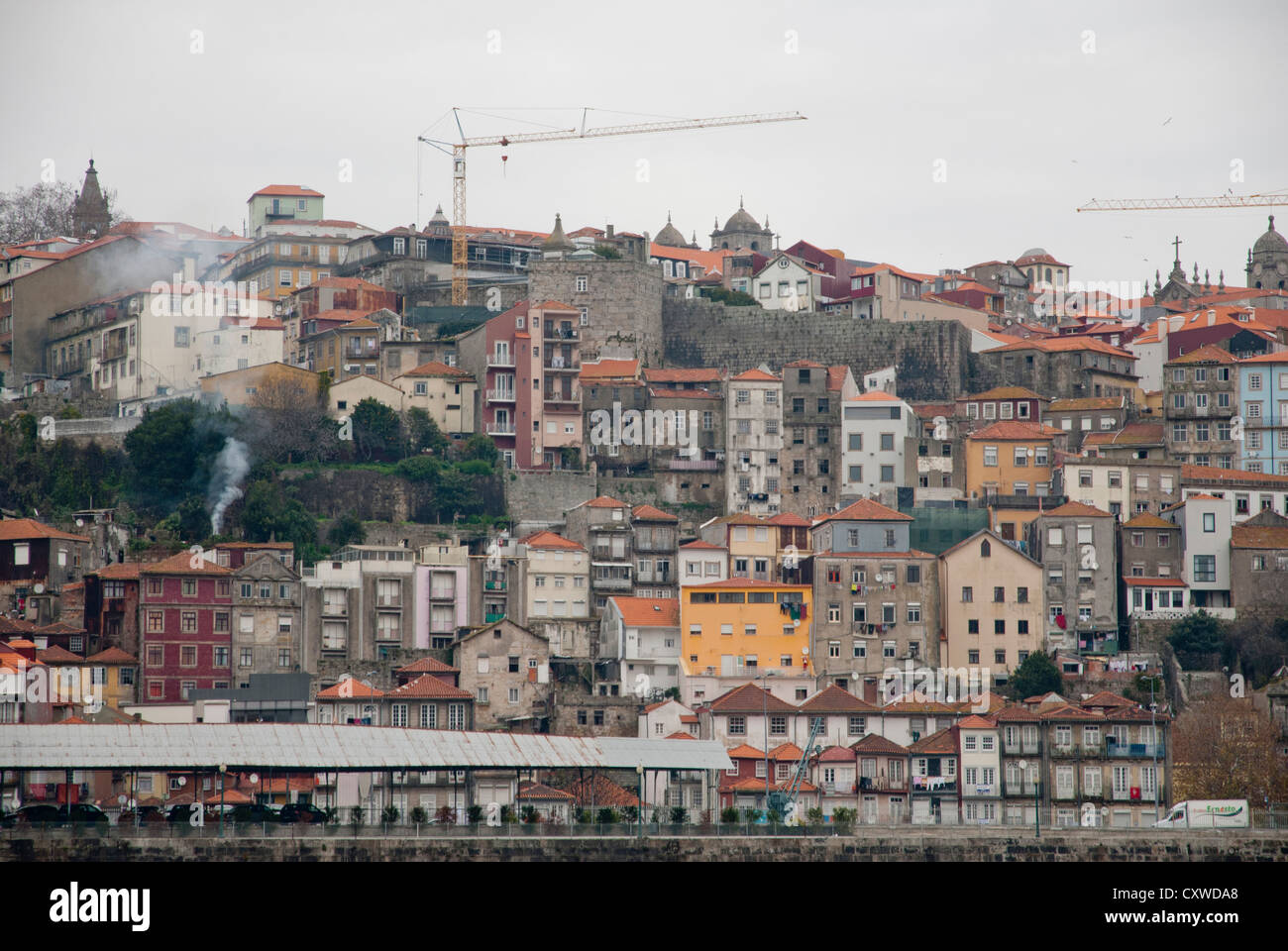 Porto Afurada - douro river - Porto Portugal Stock Photo