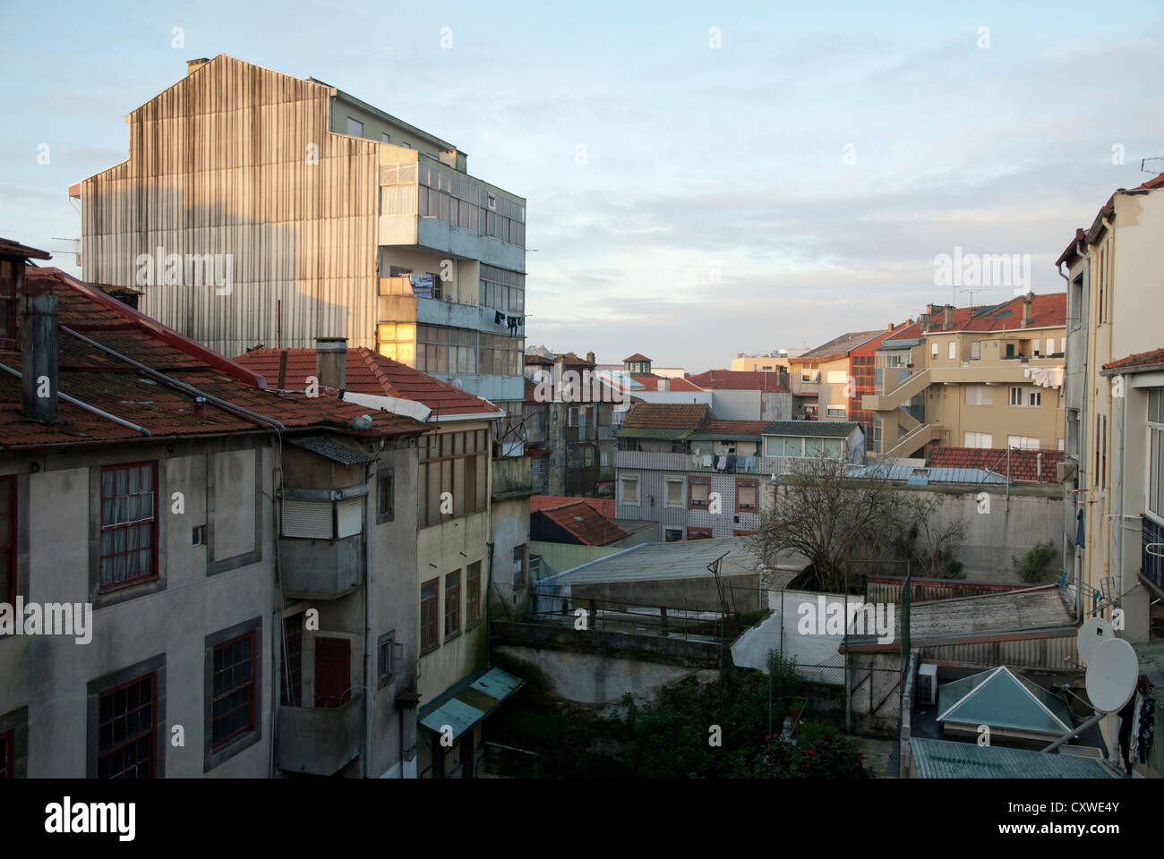 porto oporto portugal palaces from top Stock Photo