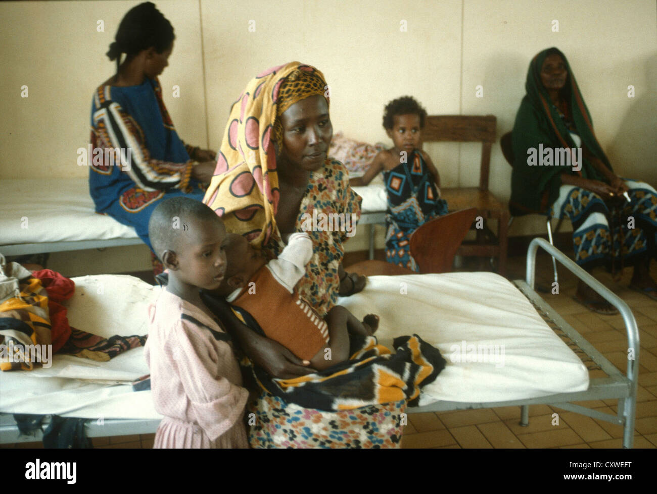 A MOTHER AND BABY HOSPITAL IN MOGADISHU EAST AFRICA Stock Photo