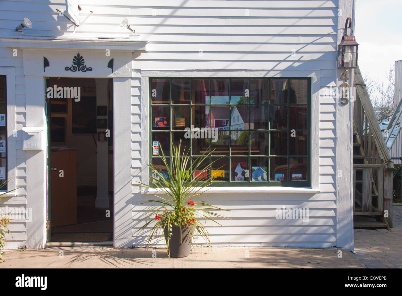 Art gallery, Provincetown, Cape Cod, Massachusetts, USA Stock Photo Alamy
