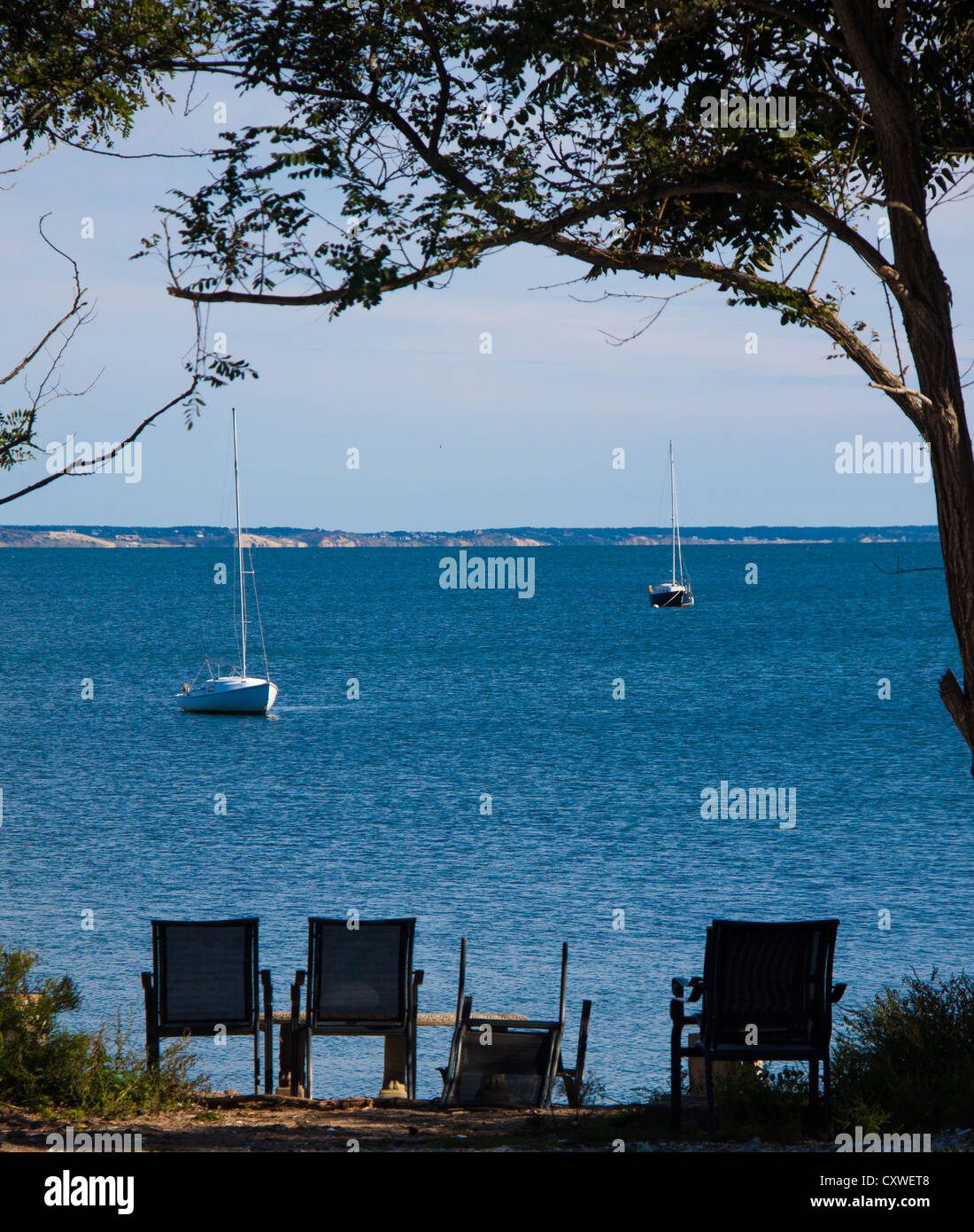 Water scene, Provincetown, Cape Cod, Massachusetts, USA Stock Photo