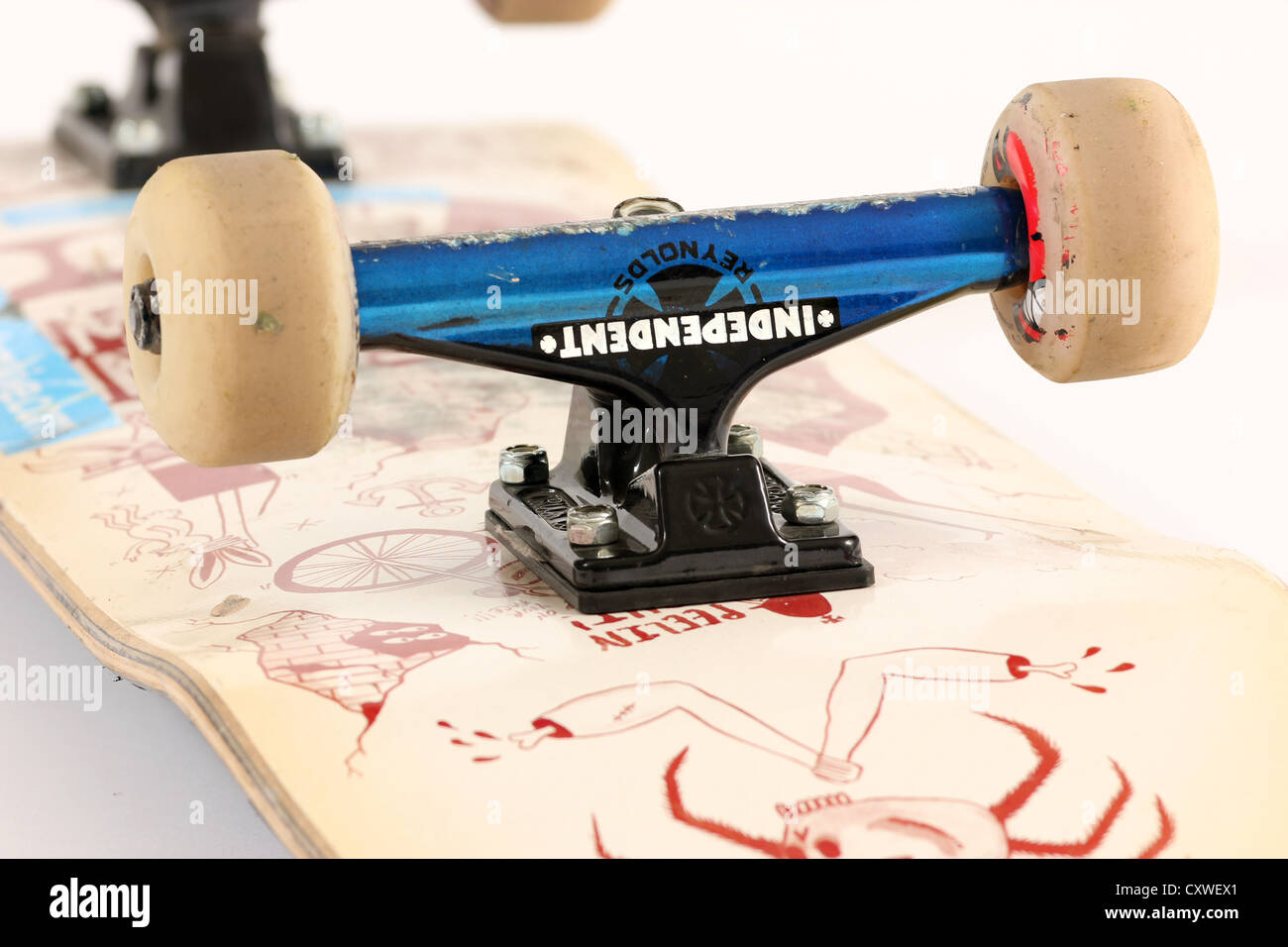 skateboard trucks, truck, skateboard, deck, wheels, detail, photoarkive