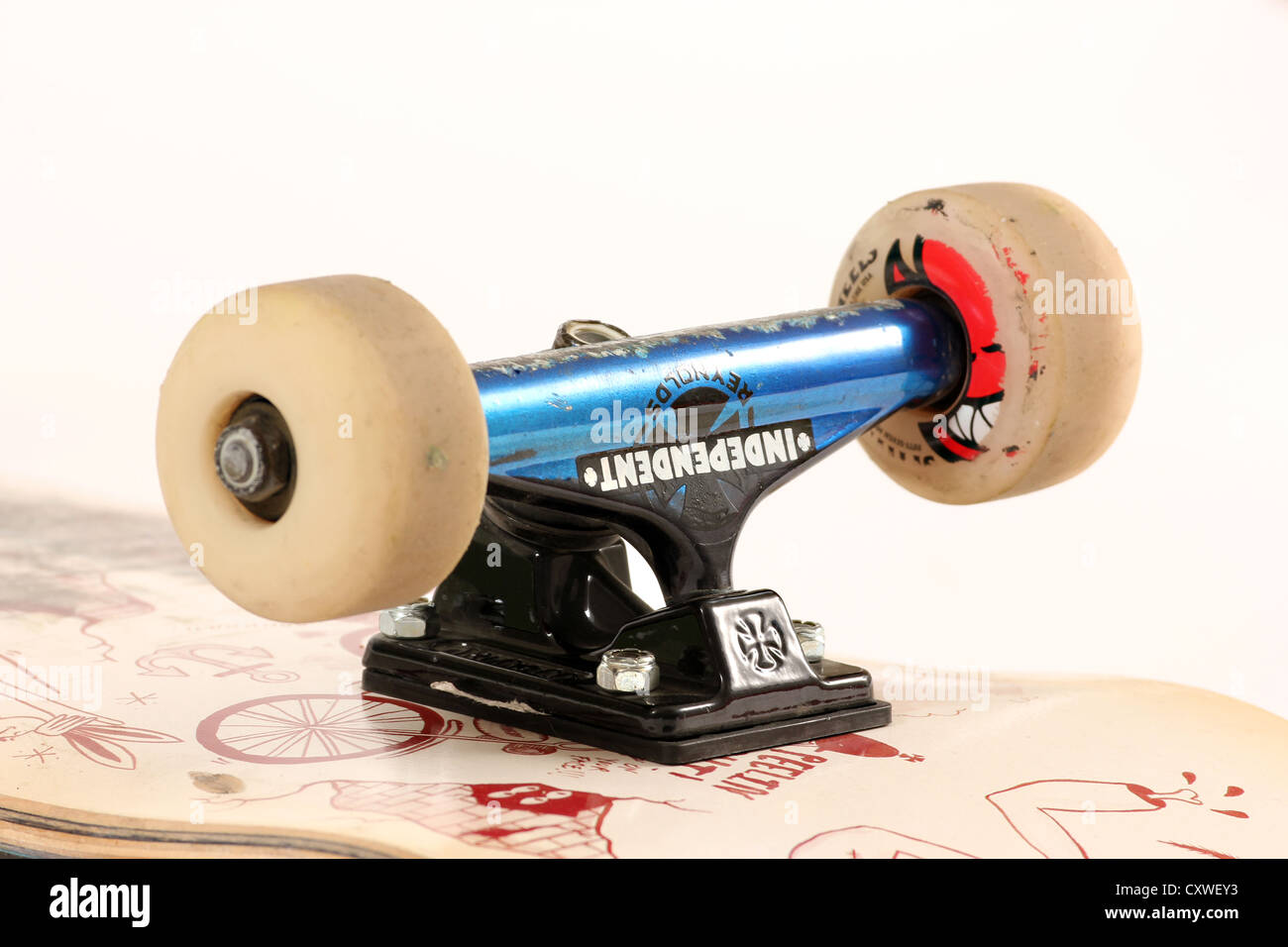 Skateboard Trucks, Truck, Skateboard, Deck, Wheels, Detail, Photoarkive Stock Photo