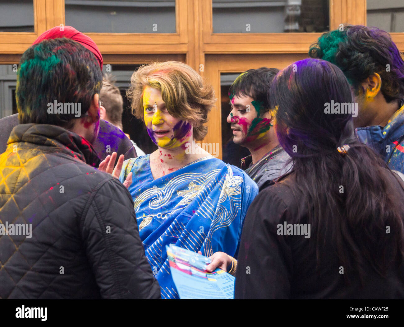 sexstories of breast holding in holi celebration