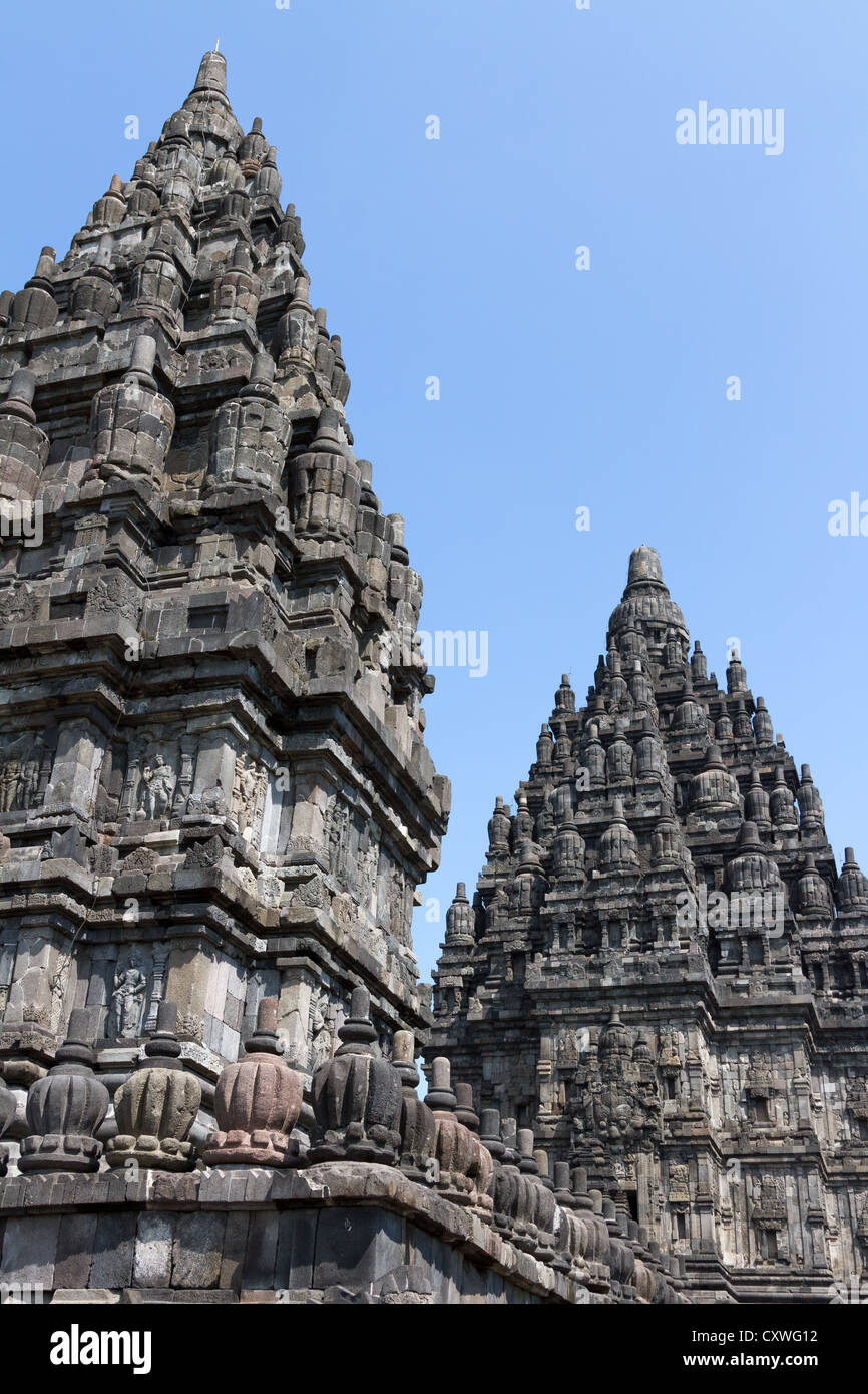 Prambanan temple near Yogyakarta on Java island, Indonesia Stock Photo ...