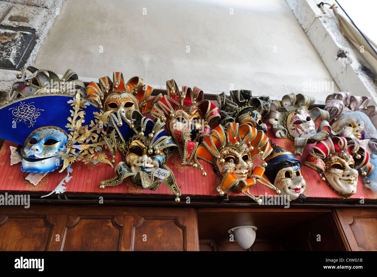 Hand painted face masks, Venice, Italy Stock Photo Alamy