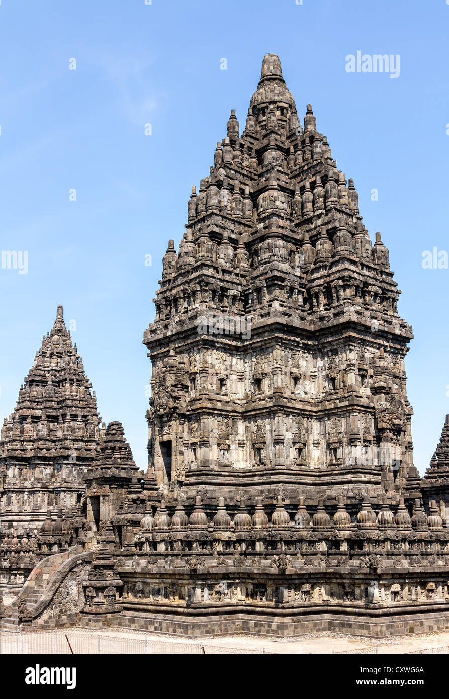 Prambanan temple near Yogyakarta on Java island, Indonesia Stock Photo ...