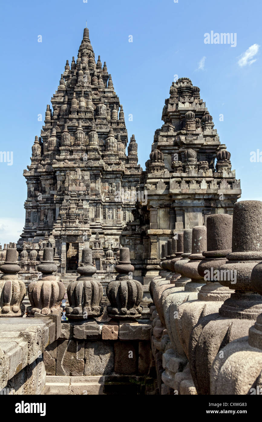 Prambanan temple near Yogyakarta on Java island, Indonesia Stock Photo ...