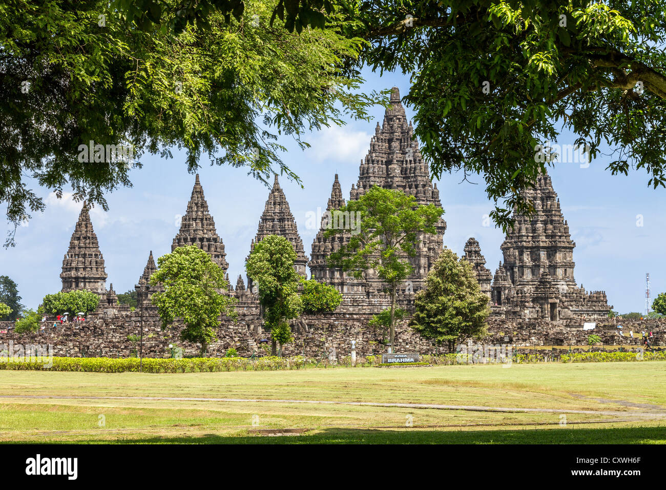 Prambanan temple near Yogyakarta on Java island, Indonesia Stock Photo ...