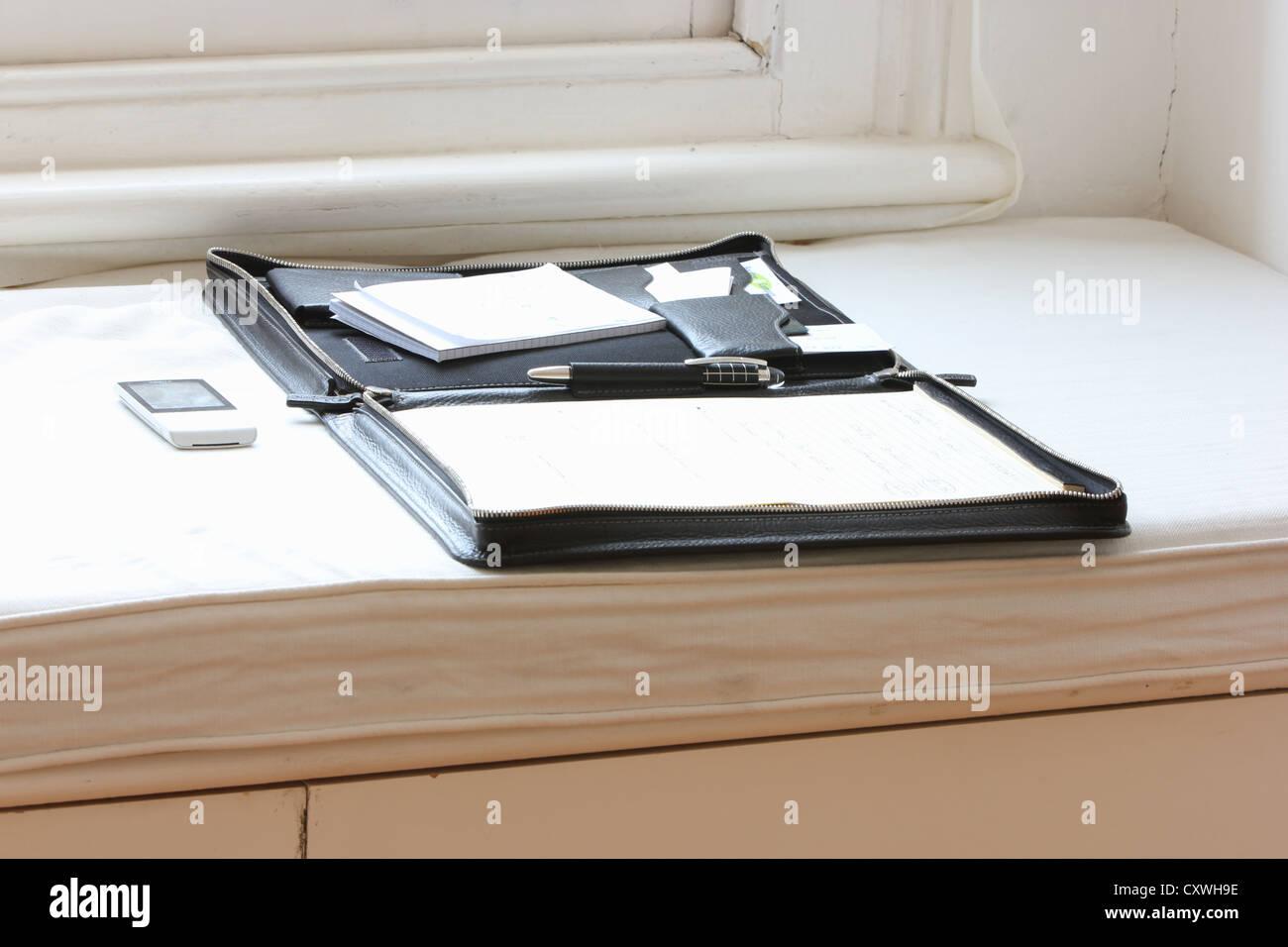 Letter, writing, plans, agenda, shelf, house interior, London, U.K