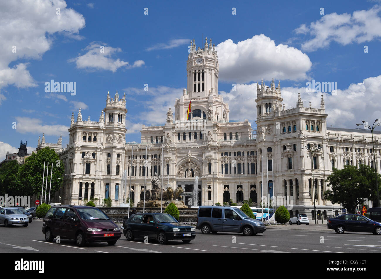 Post office building madrid spain Stock Photo Alamy