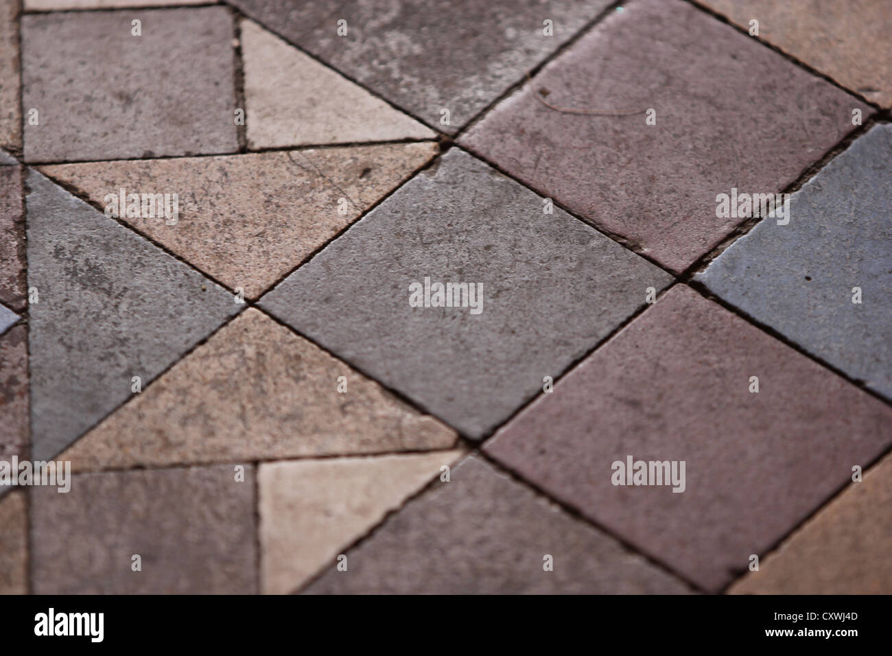 tiles, abstract, pattern, texture, London, U.K., city, europe, photoarkive Stock Photo