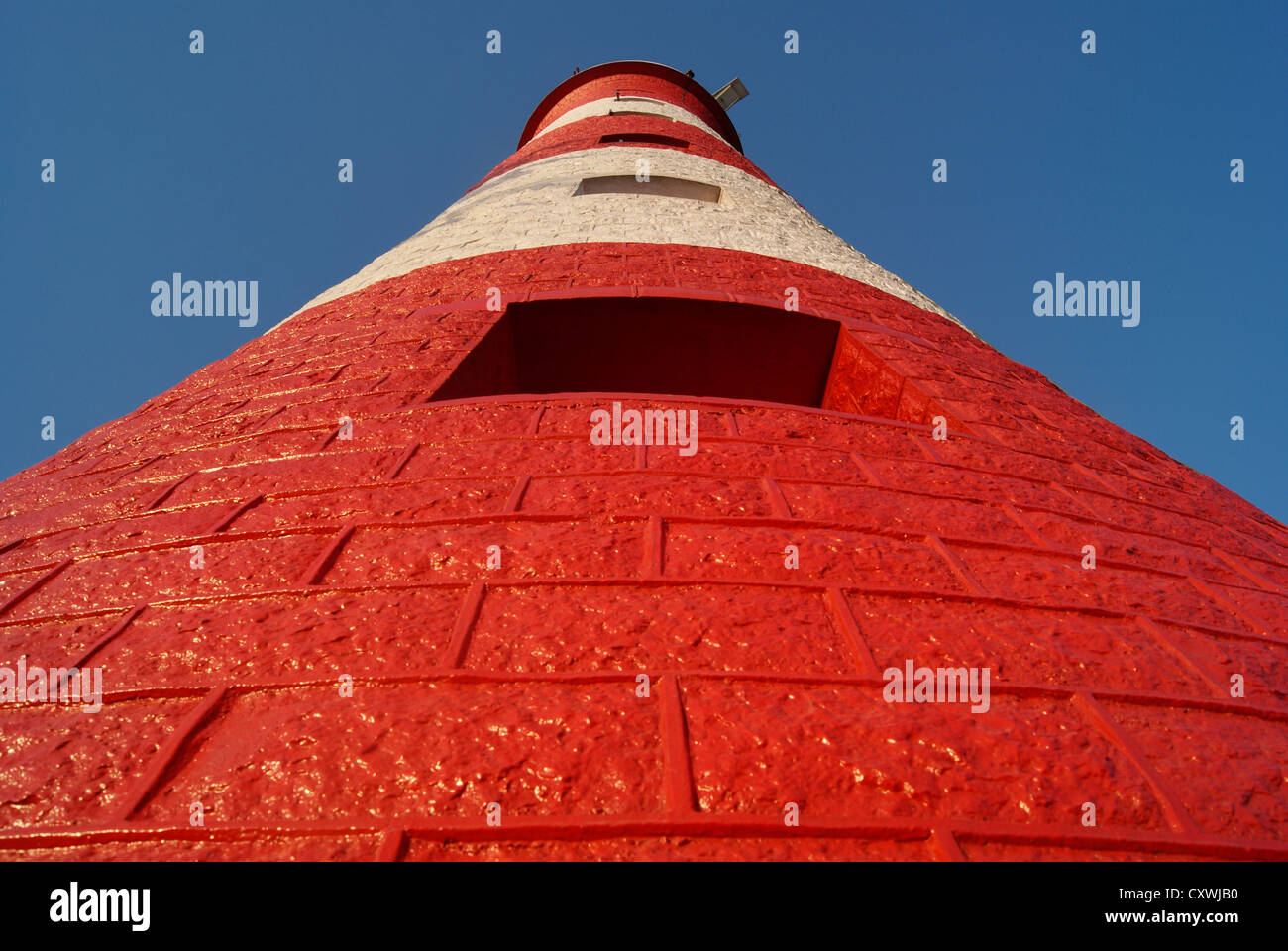 Typical Wide Angle Full View of Kovalam Light House in Kerala at India Stock Photo Alamy