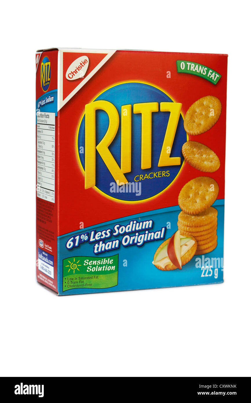 Crackers, Ritz Stock Photo