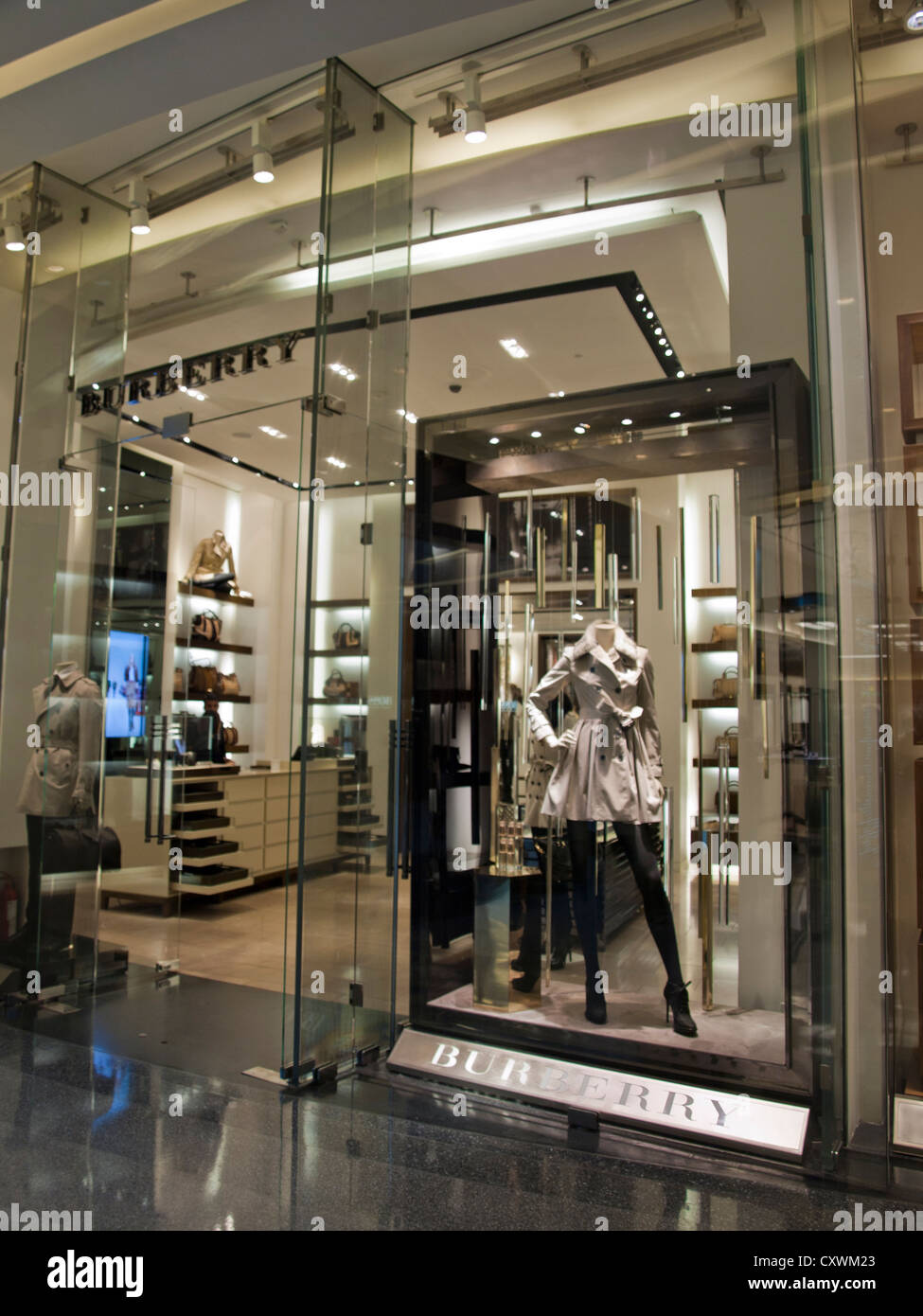 Interior of Westfield Shopping Centre showing Burberry store, Shepherd's  Bush, London Borough of Hammersmith and Fulham Stock Photo - Alamy