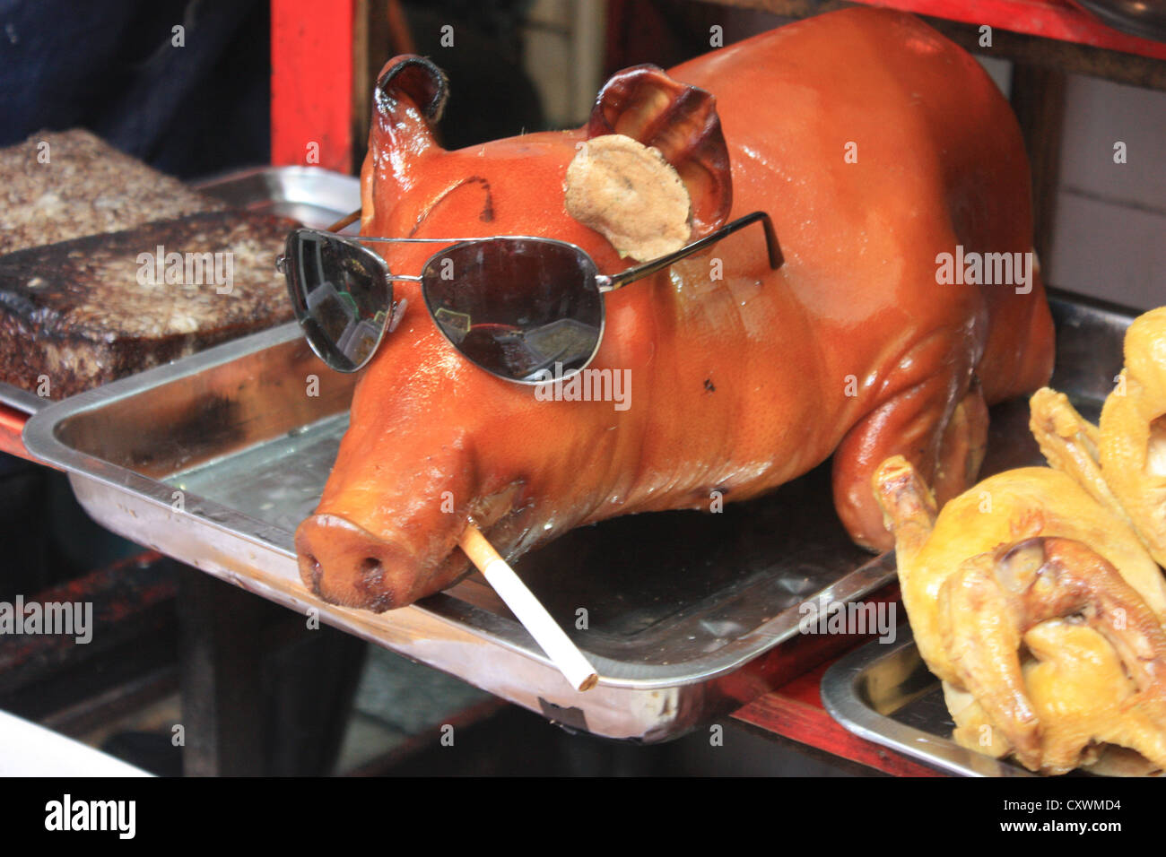 Smoked Pig Stock Photo Alamy