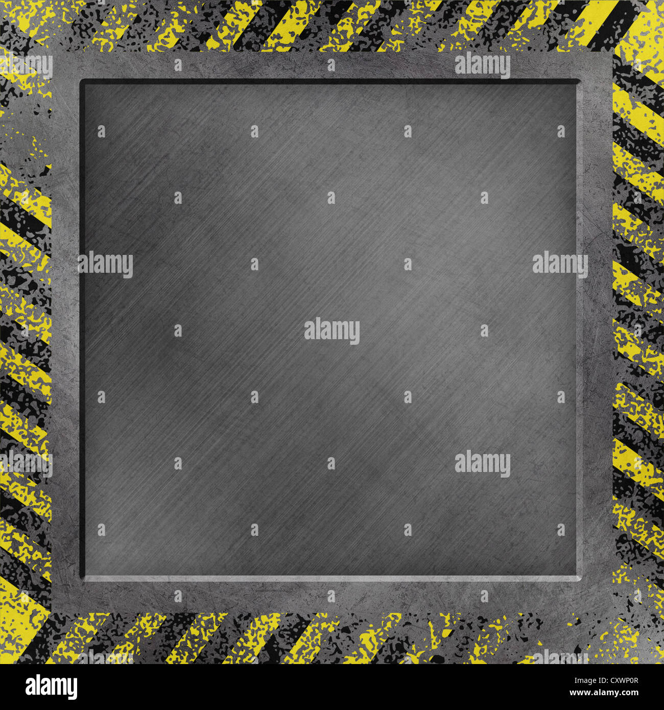 A Grunge Metal Background with Black and Yellow Stripes Stock Photo - Alamy