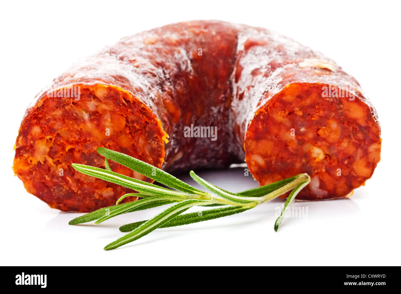 Chorizo sausage of Spain Stock Photo - Alamy