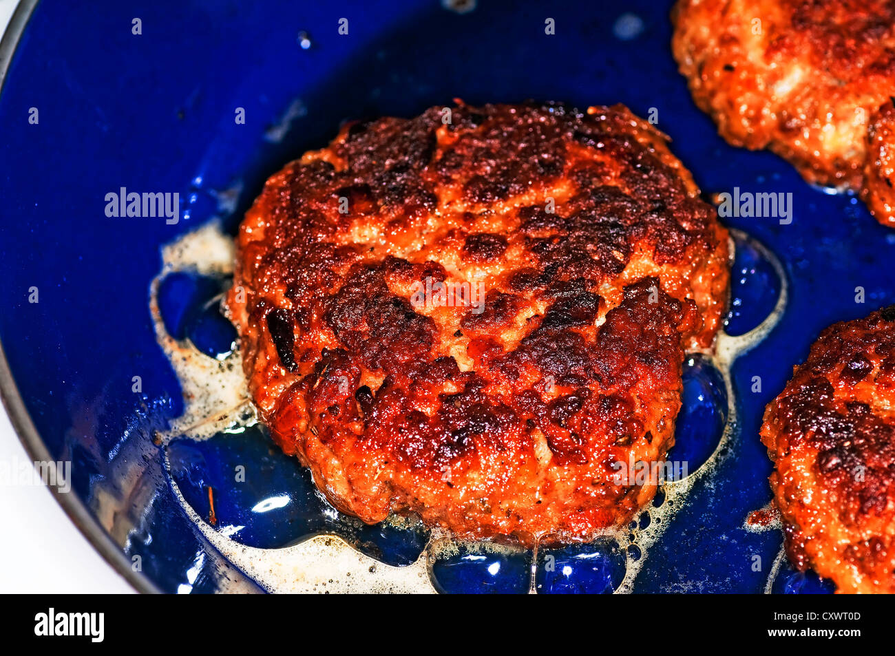 Frying hamburger hires stock photography and images Alamy
