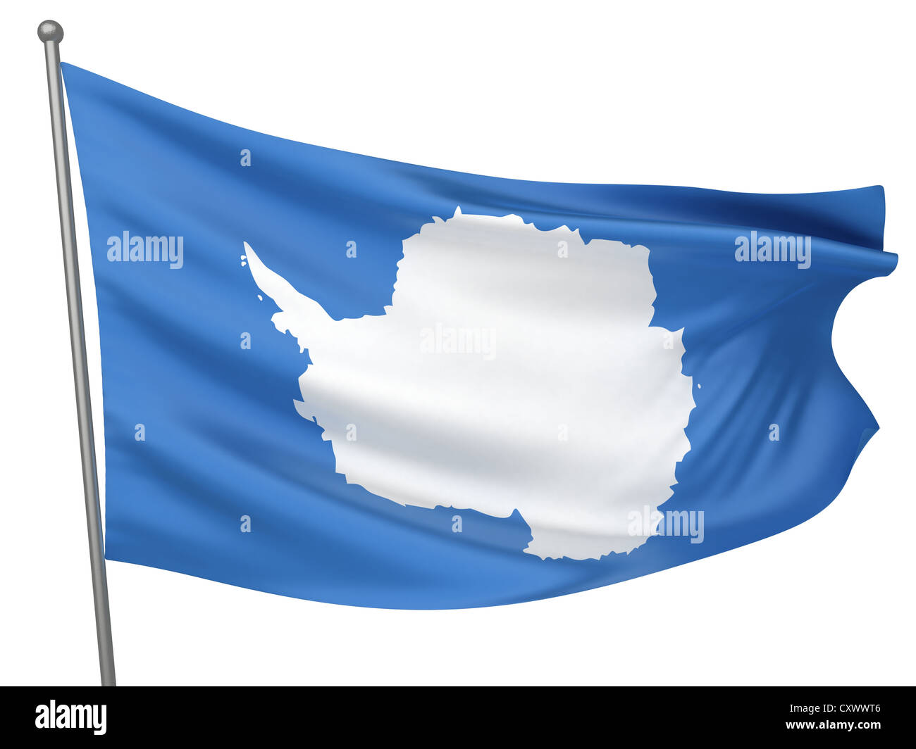 Antarctica National Flag - All Countries Collection - Isolated Image ...