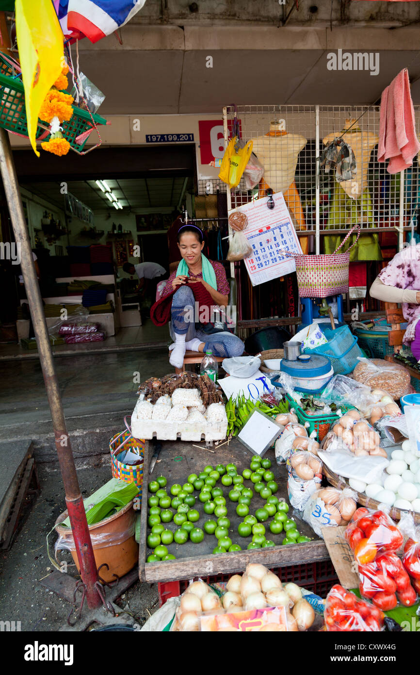 Scenery on a Market in Chiang Mai, Thailand Stock Photo - Alamy