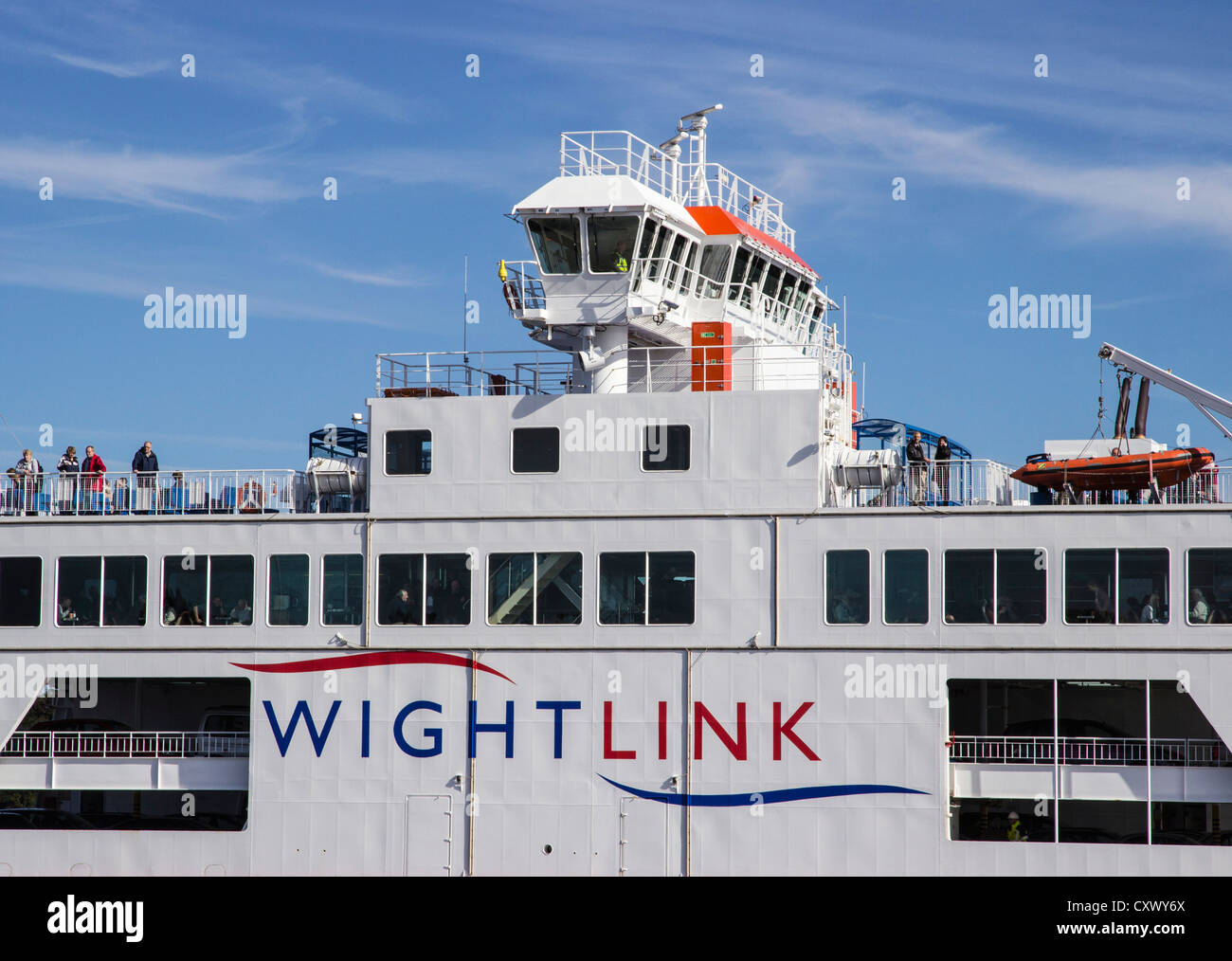 Wightlink Car Ferry Bridge, Lymington to Yarmouth, Isle of Wight