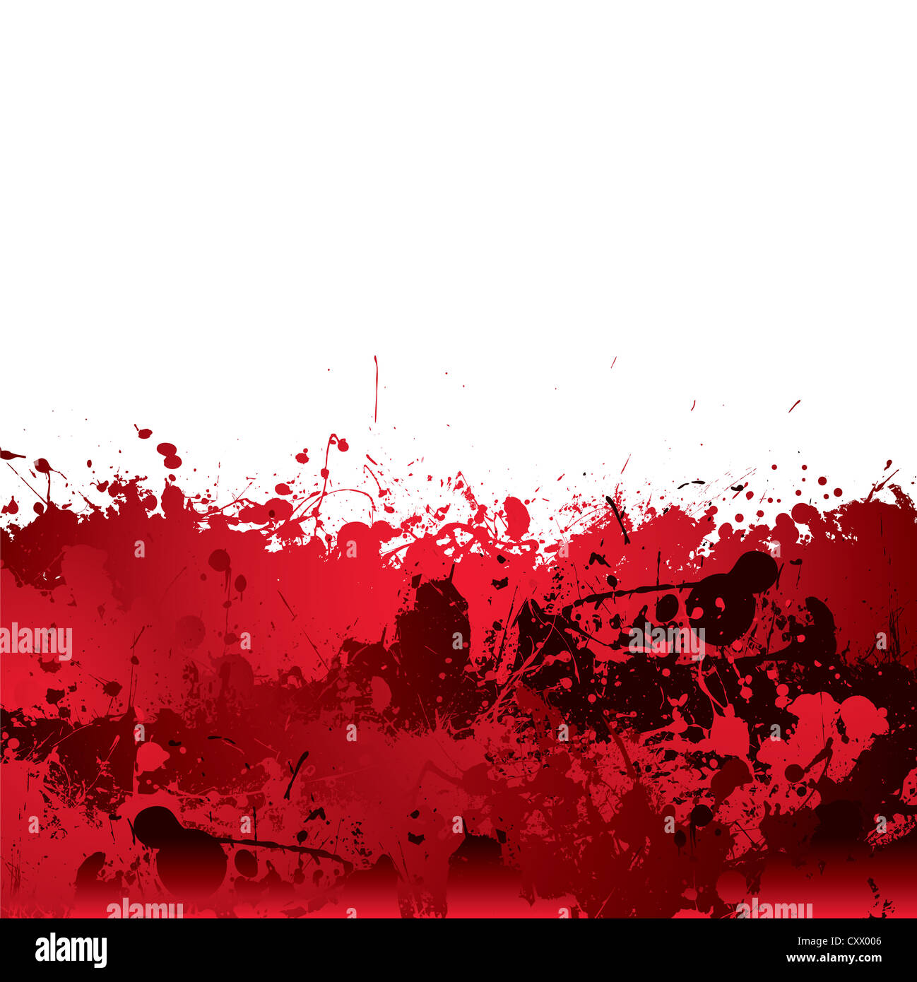 Red blood splatter background with dribble effect Stock Photo - Alamy