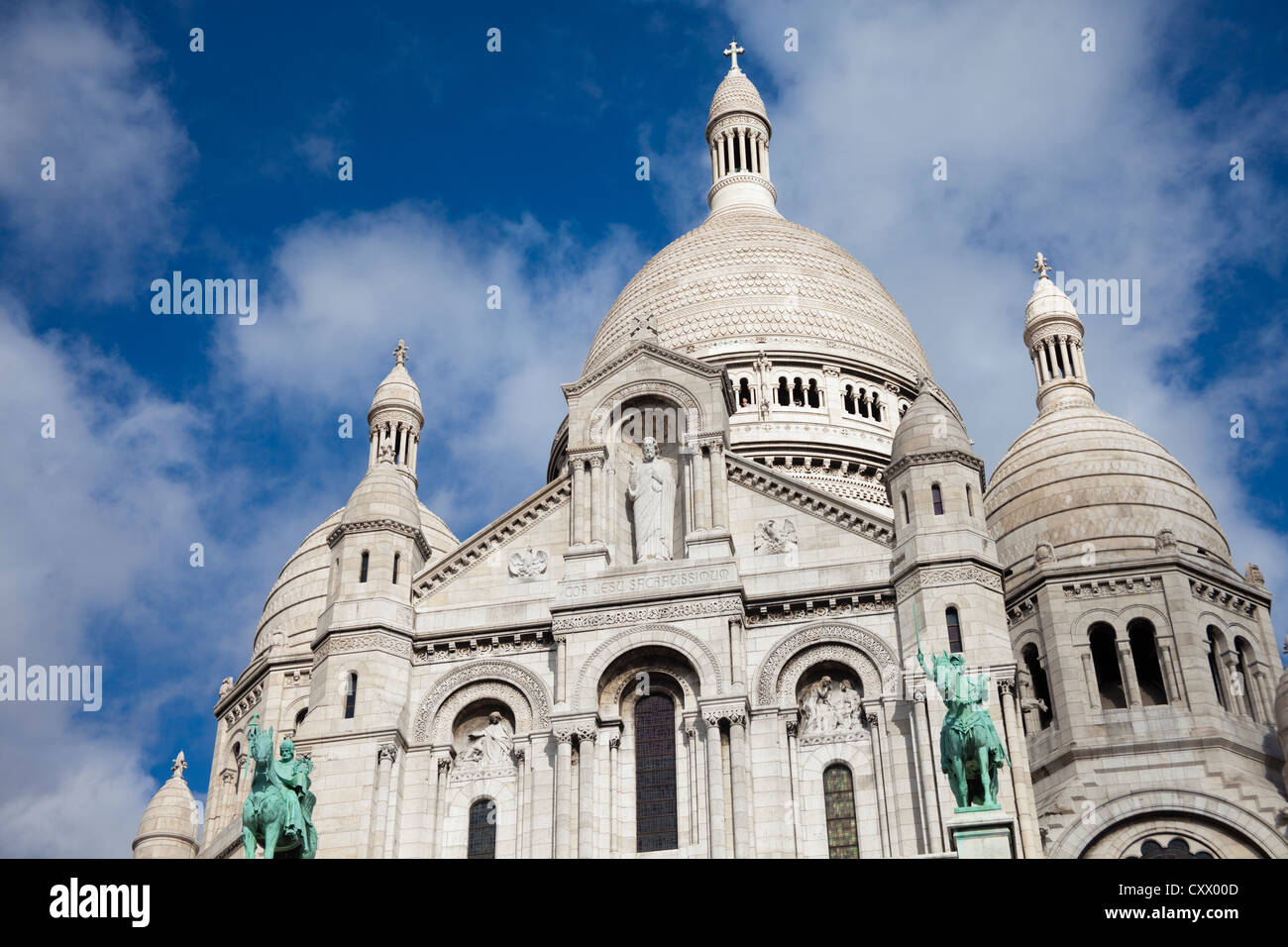 Basilica of Sacre-Coeur, Montmartre, Paris, France Stock Photo
