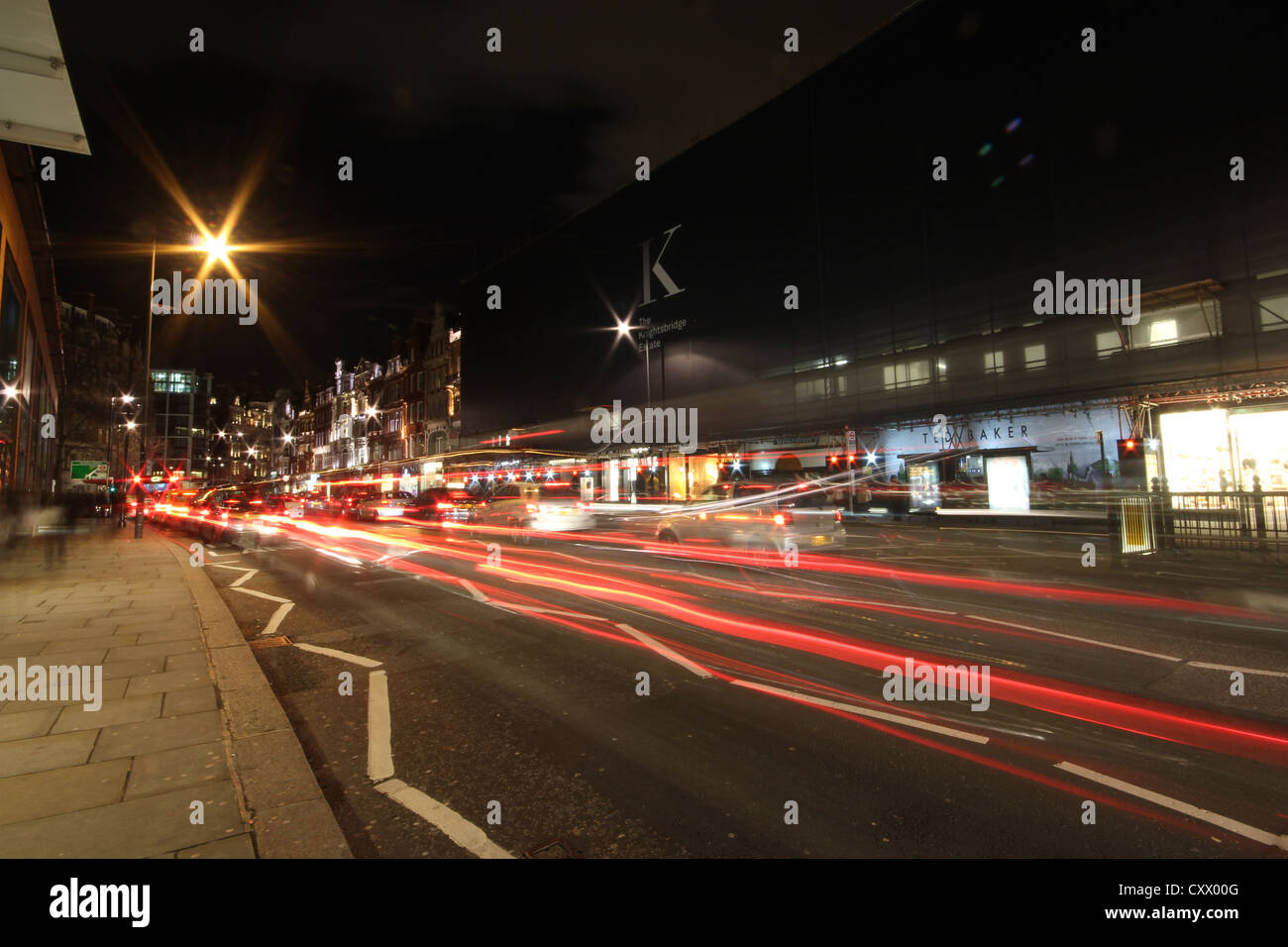 London by night (a beautiful picture of), Londra, city, europe, streetview Stock Photo