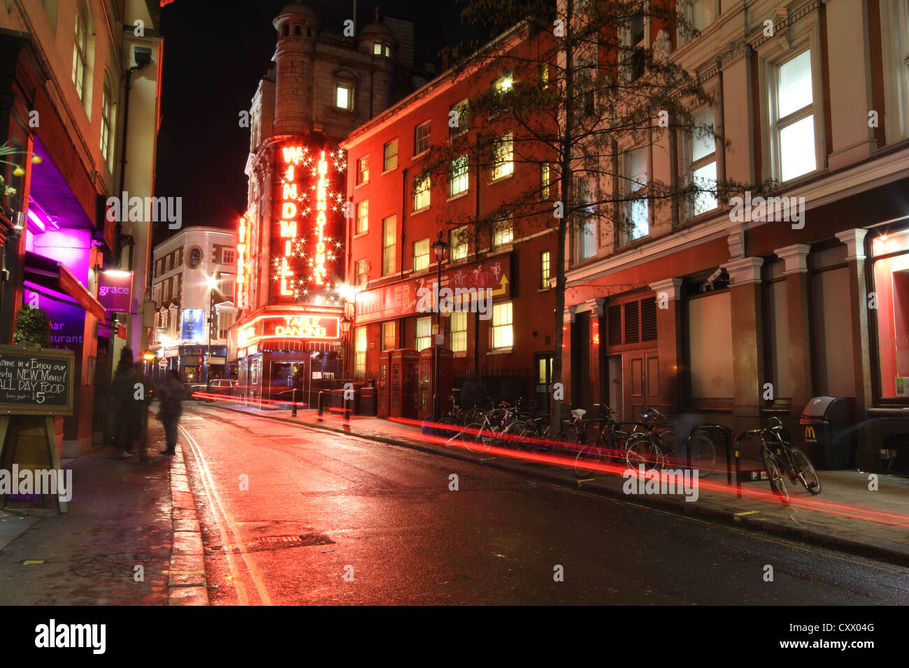 London , Londra , city , europe , the red light district towards Stock Photo 50972672 Alamy