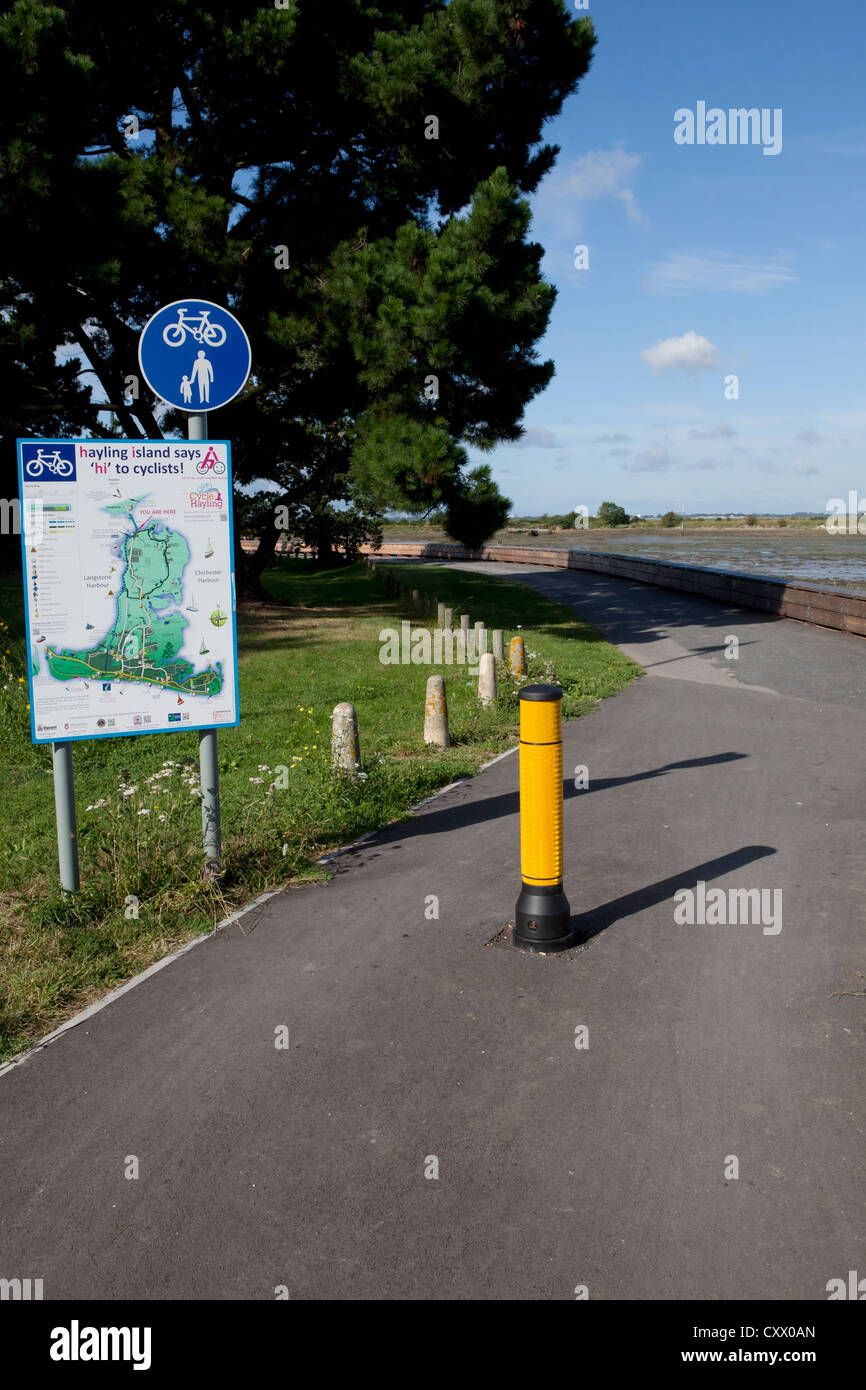 Map of hayling hi-res stock photography and images - Alamy