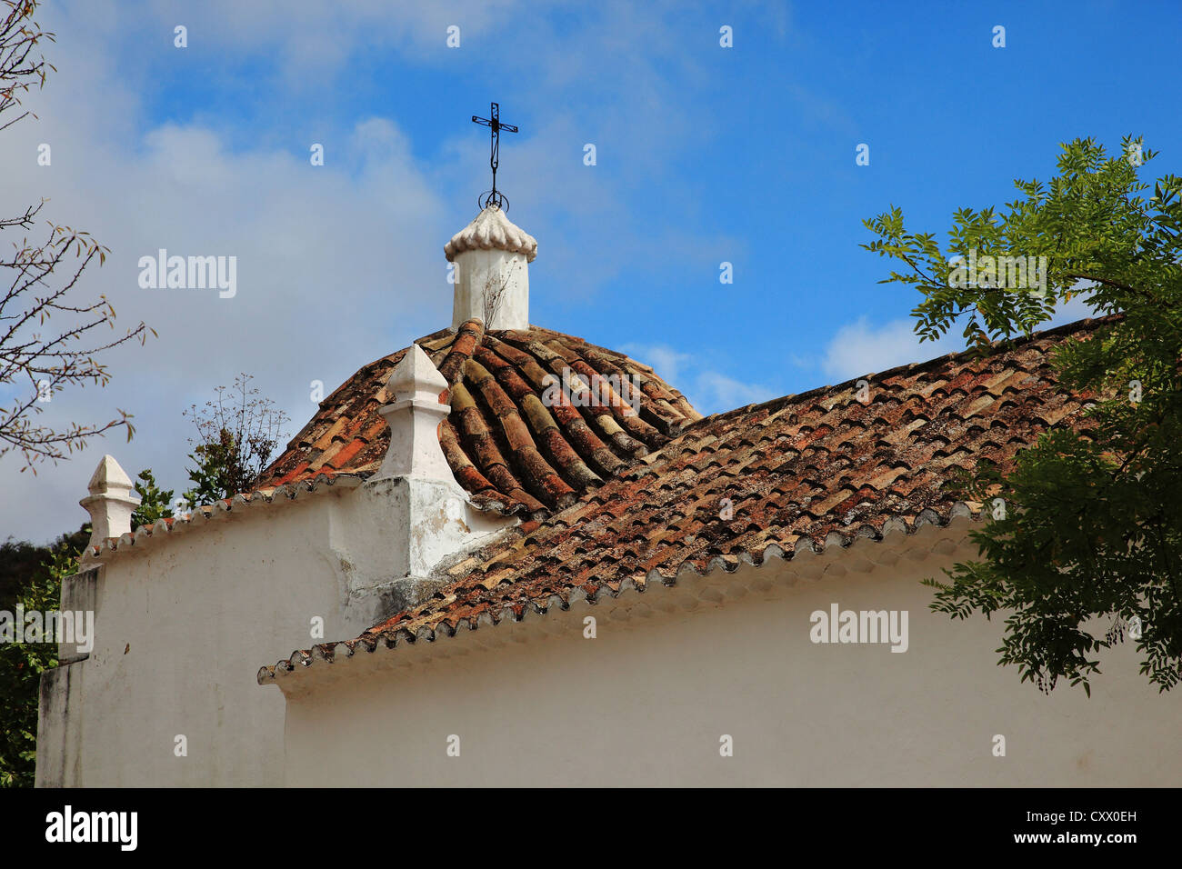 St. Louis Chapel, Alte town, Algarve, Portugal Stock Photo