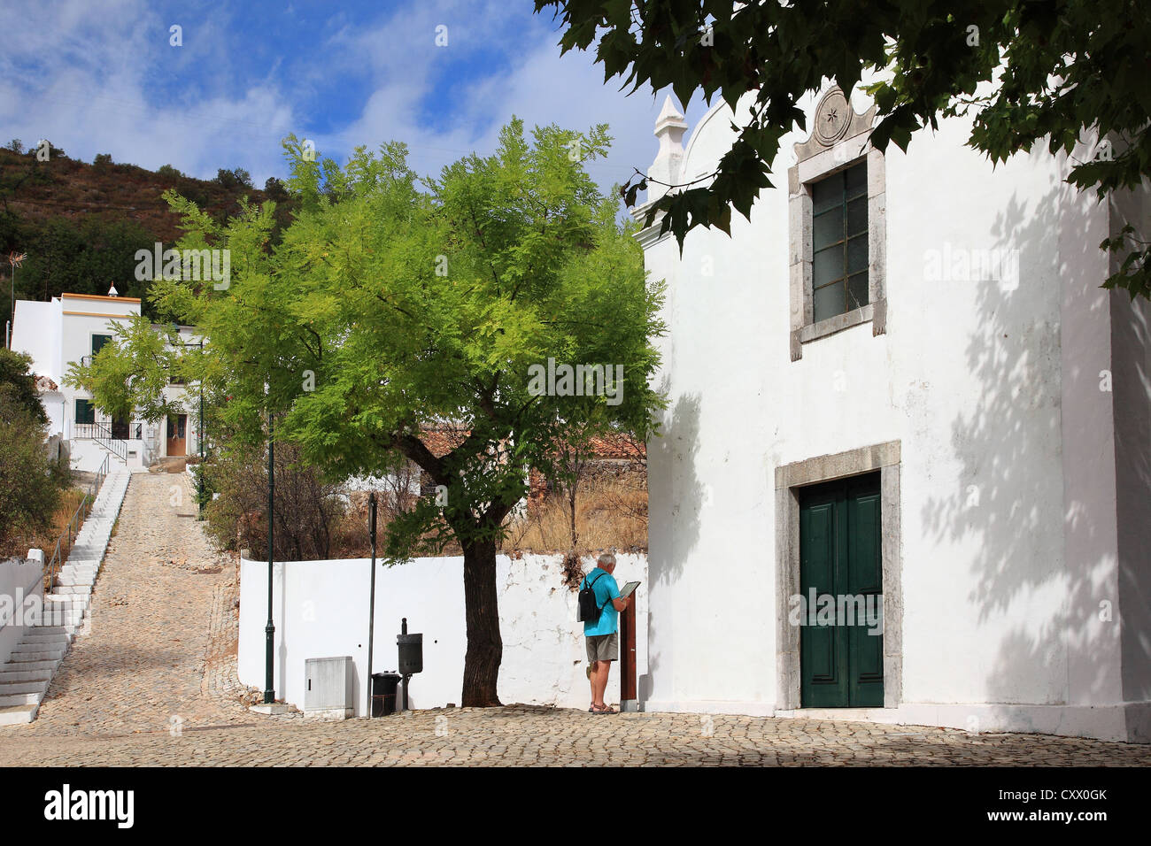 St. Louis Chapel, Alte town, Algarve, Portugal Stock Photo