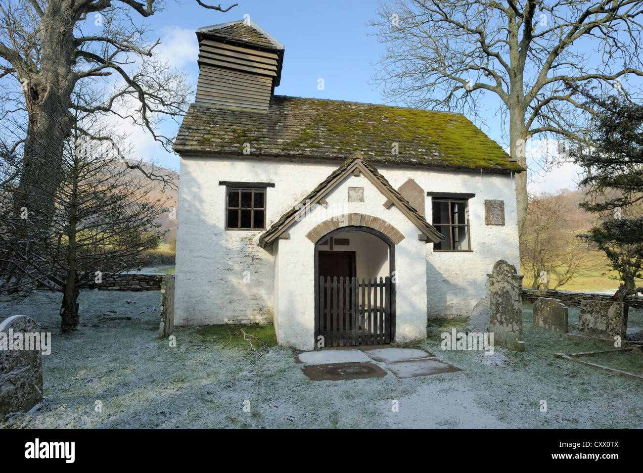 Church of St Mary, Capel y ffin Stock Photo - Alamy