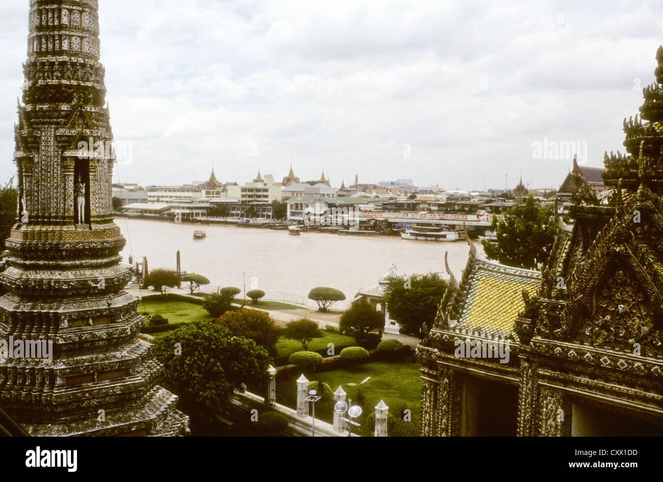 Old Bangkok July2000 (Digital Slides Conversions)The Grand Palace,Inner Buildings,Golden