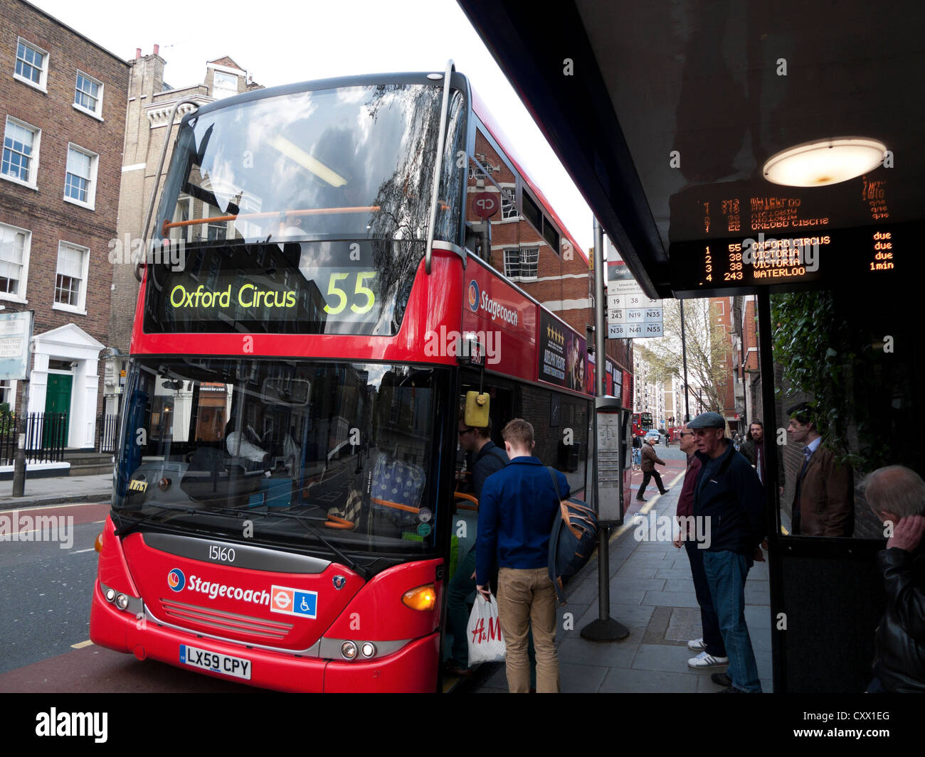 Bus 55 hi-res stock photography and images - Alamy