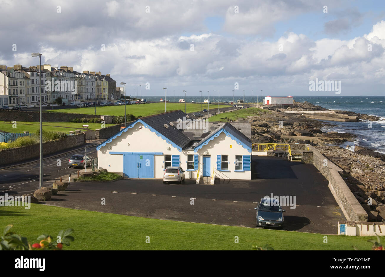 Portrush County Antrim Northern Ireland September View along sea front