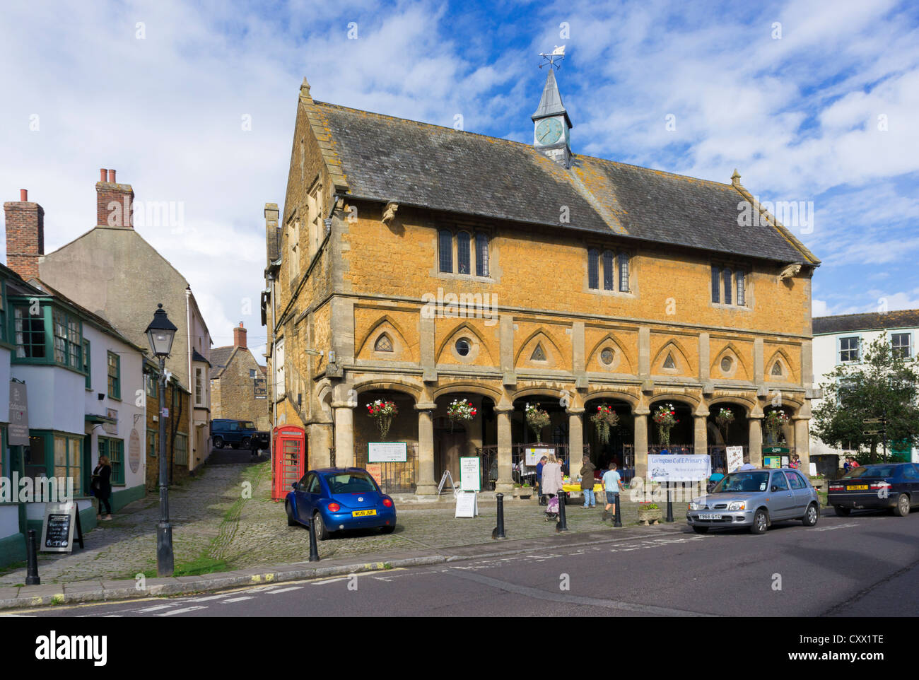 The Market House in Castle Cary, Somerset, UK Stock Photo Alamy