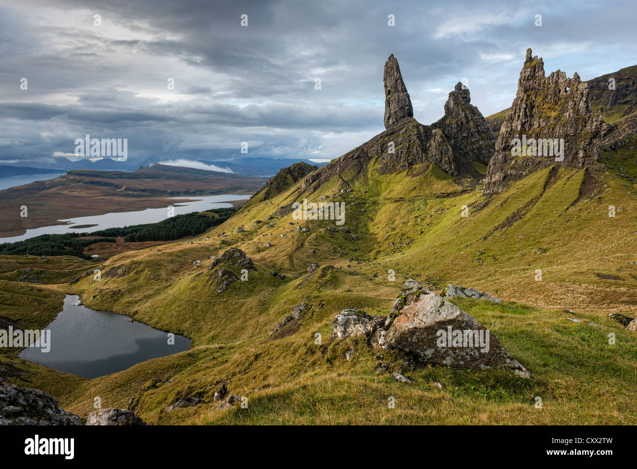 The Storr, Trotternish,Skye Stock Photo